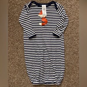 Baby Gown with Fox Applique